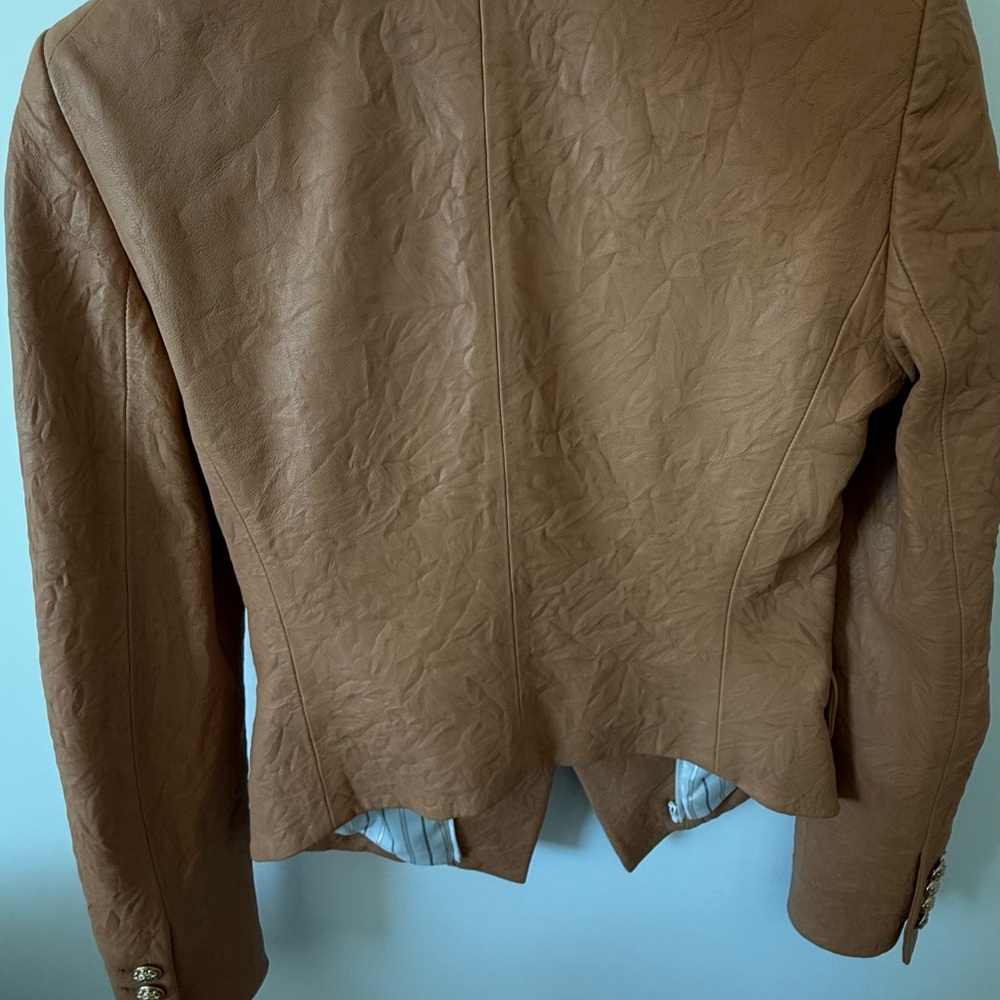 Double-Breasted Tan Jacket - image 4